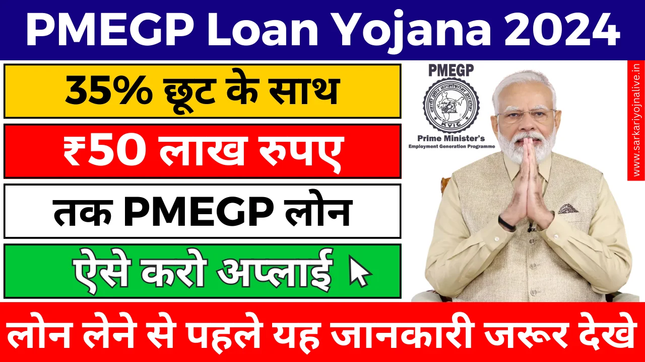 PMEGP Loan 35% तक Free छूट के साथ 50 Lakhs Loan: Apply Now