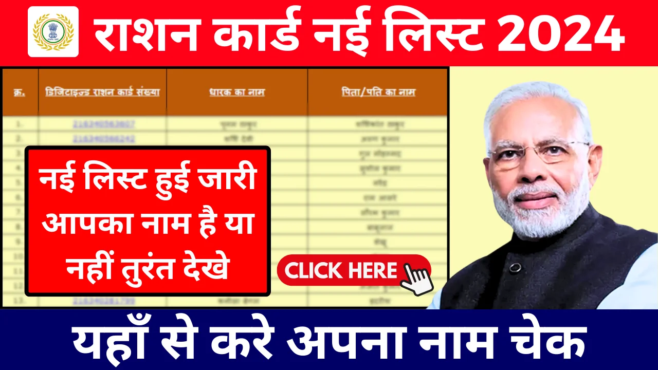 Ration Card List Online Check Free 2024